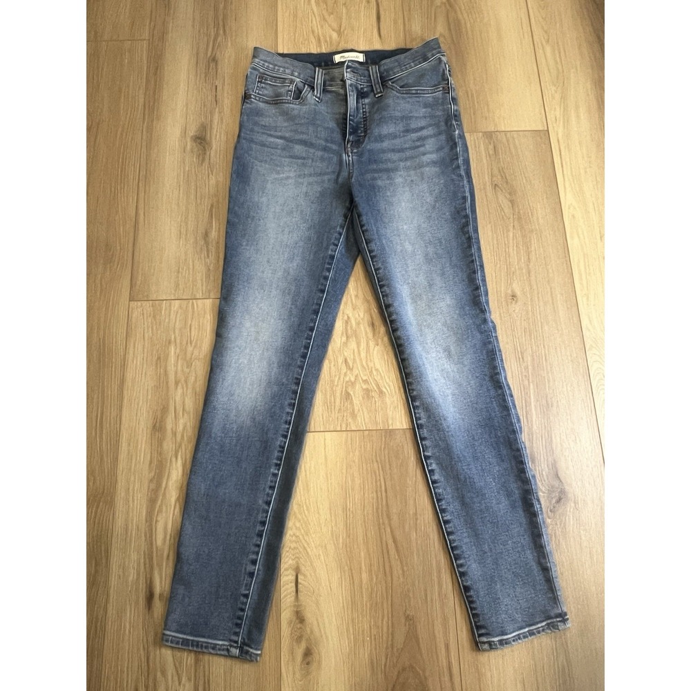 Madewell‎ 10" Roadtripper Skinny Jeans Women's Size 26 Blue Stretch Denim